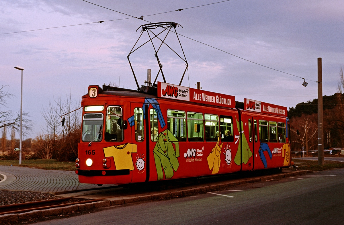 Halberstadt, Esslingen GT4 Nr 165; Halberstadt — Line to Klus