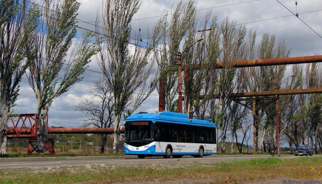 Mariupol, AKSM 32100D (BKM-Ukraine) № 1506; Mariupol — Trolleybus lines and loops