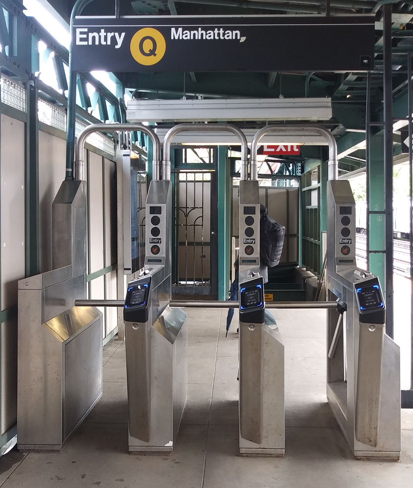 New York City — Subway and Elevated — Lines and Stations