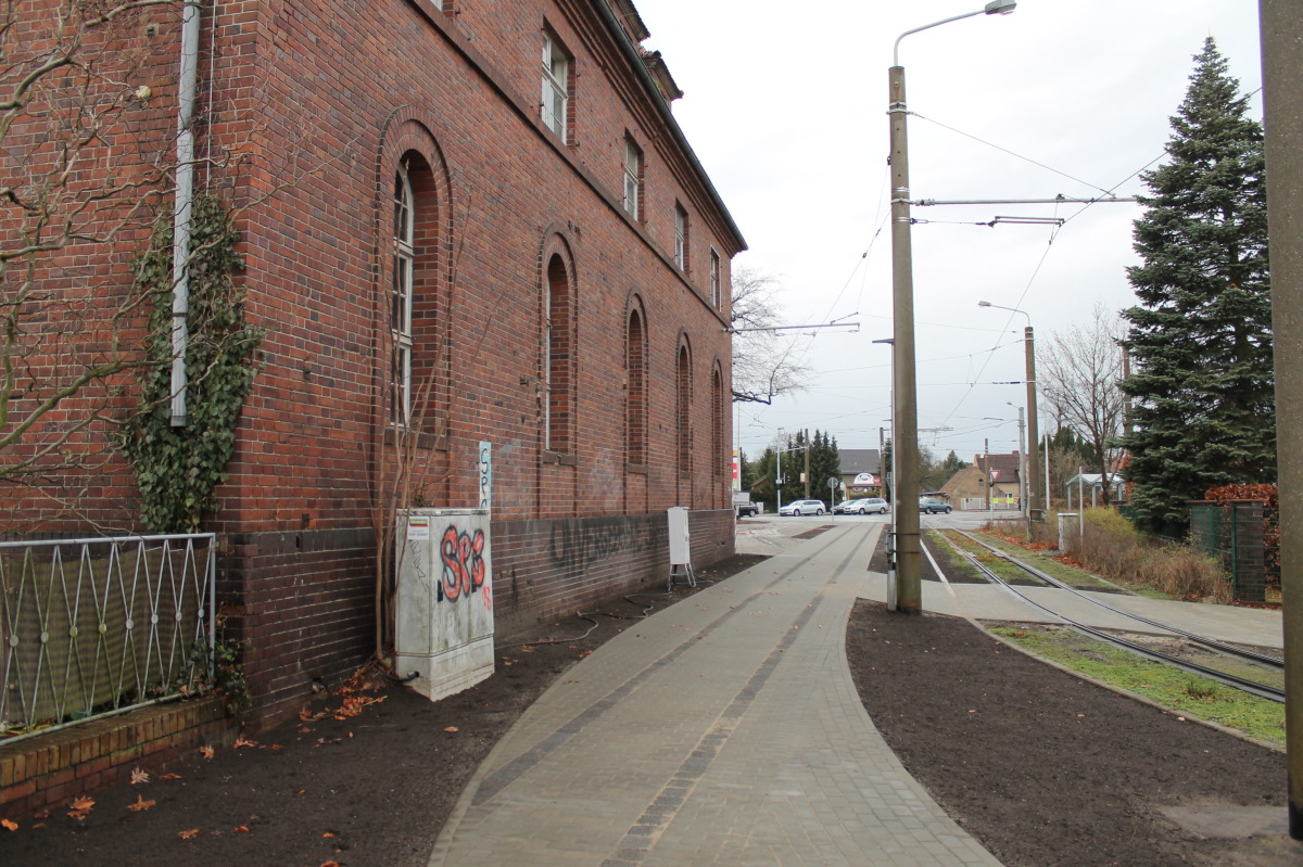 Cottbus — Remains of former tram tracks; Cottbus — Tram lines and infrastructure