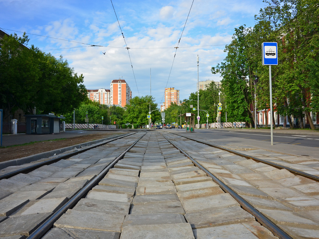 Moscova — Construction and repairs; Moscova — Tram lines: Northern Administrative District