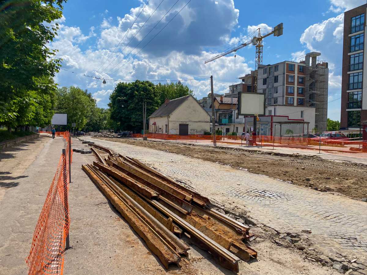 Lviv — Tracks reconstruction: Shevchenka str. [14.03.2020 — 31.05.2023]