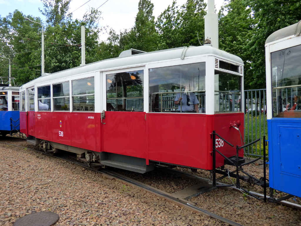 Krakkó, Konstal ND — 538; Krakkó — Parade of historic "N" type trams