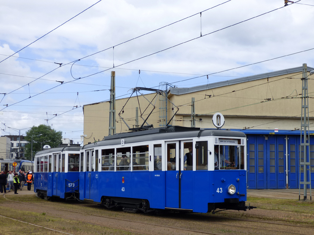 Краков, Konstal 4N № 43; Краков — Парад исторических вагонов типа "N"