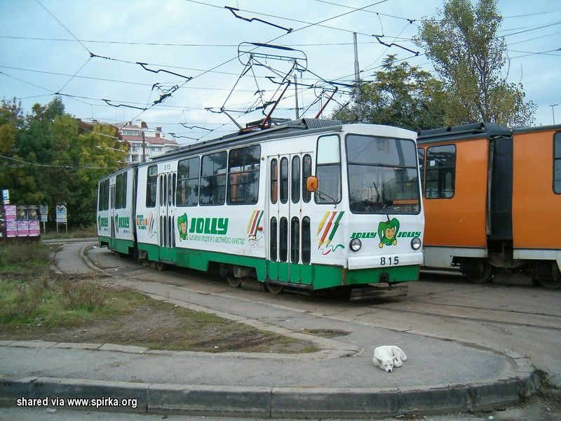 Sofia, T6M-700 č. 815; Sofia — Historical — Тramway photos (1990–2010)