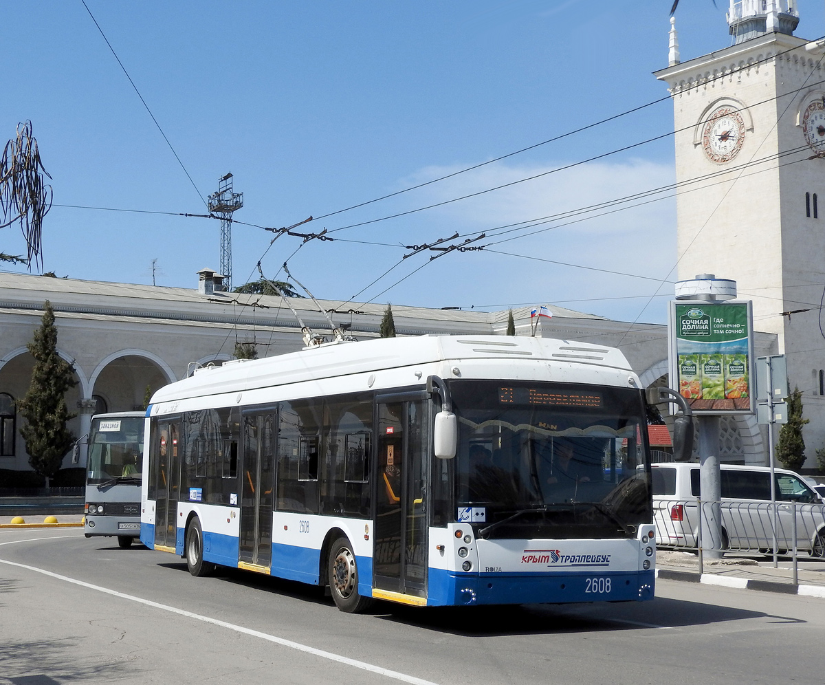 Trolleybus de Crimée, Trolza-5265.05 “Megapolis” N°. 2608