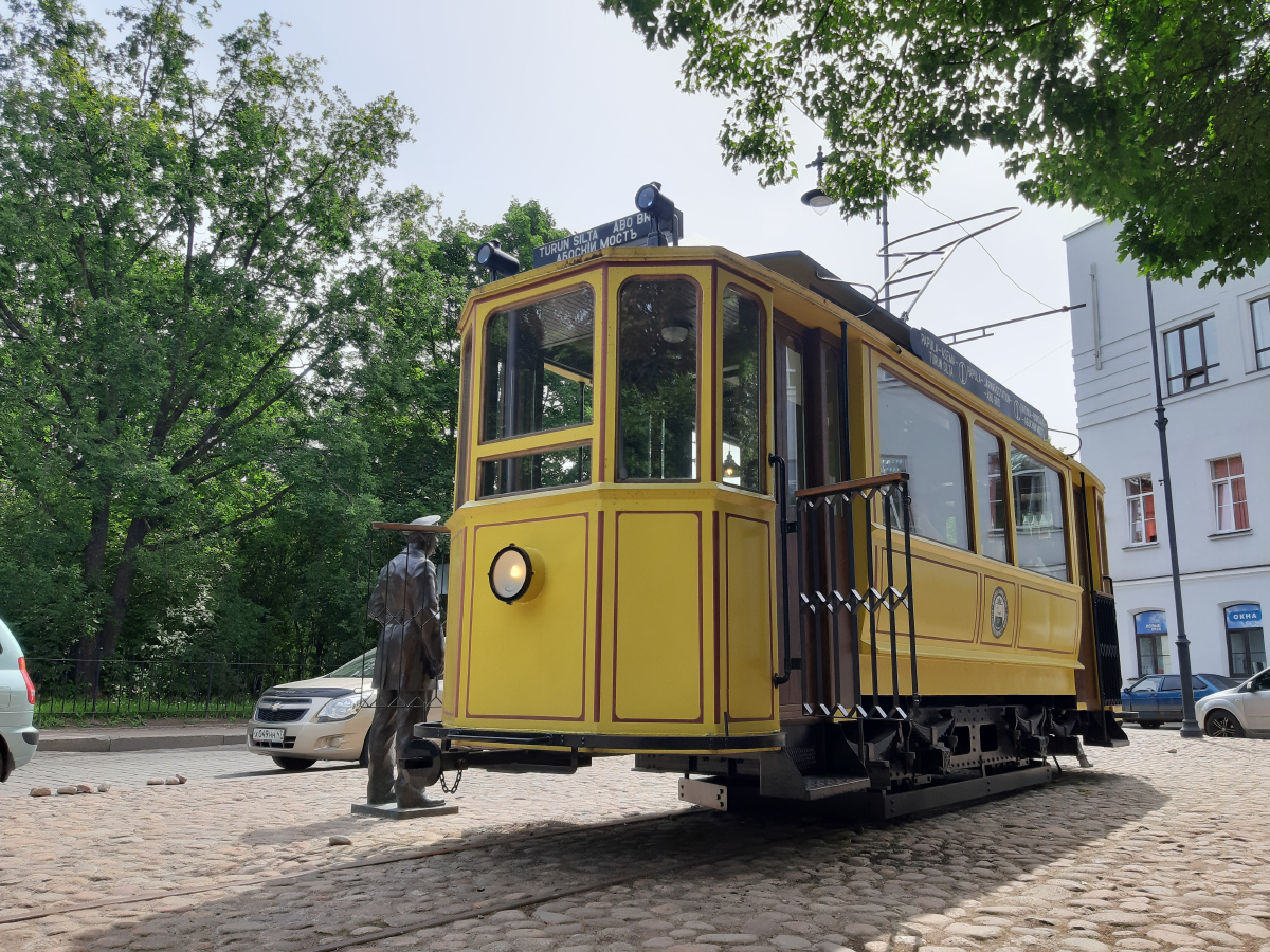 Wiburg — Tram car monument