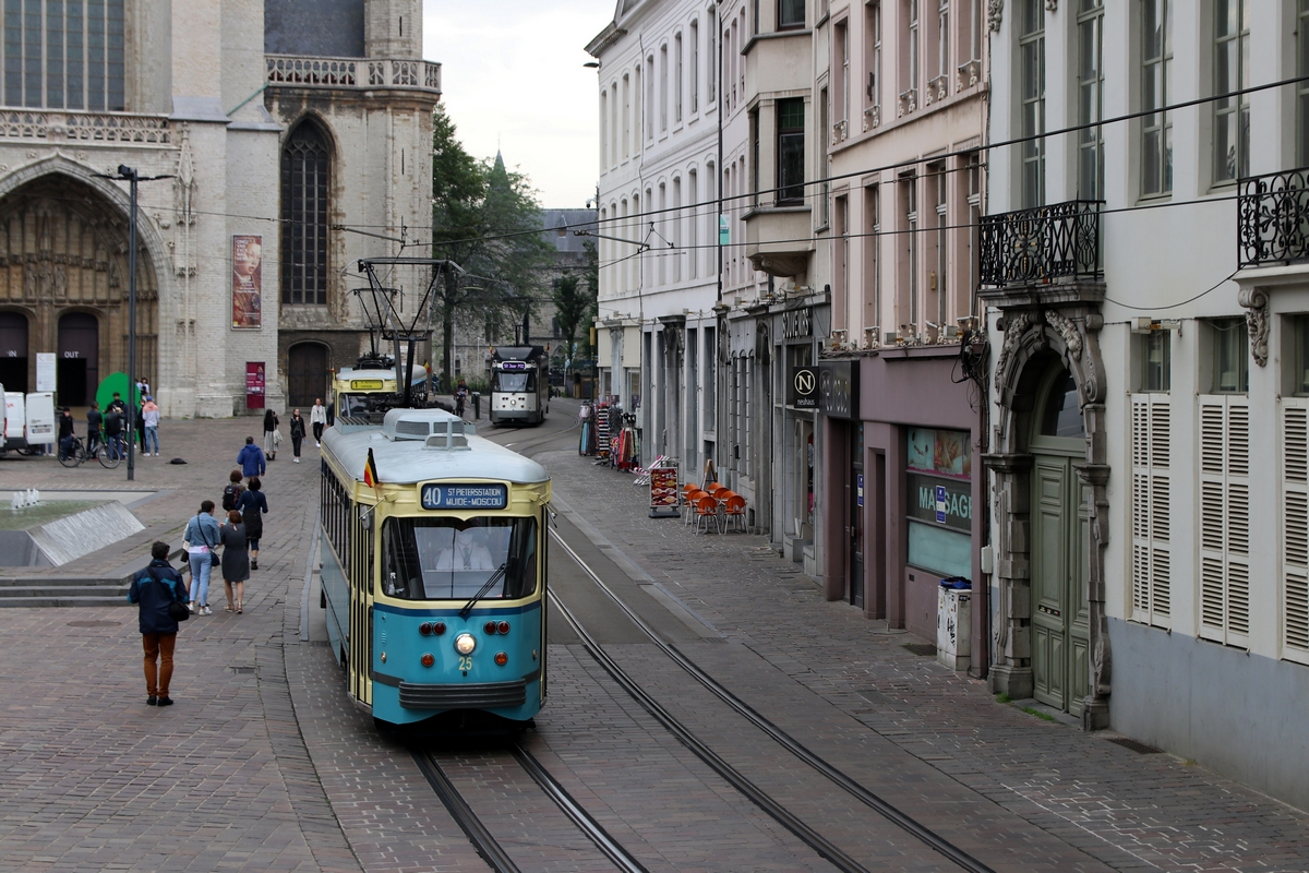 Gand, BN PCC Gent N°. 25; Gand — 50 years of P.C.C. trams in Ghent (10/07/2021)