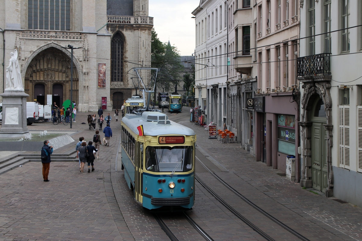 Gent, BN PCC Gent č. 01; Gent — 50 years of P.C.C. trams in Ghent (10/07/2021)