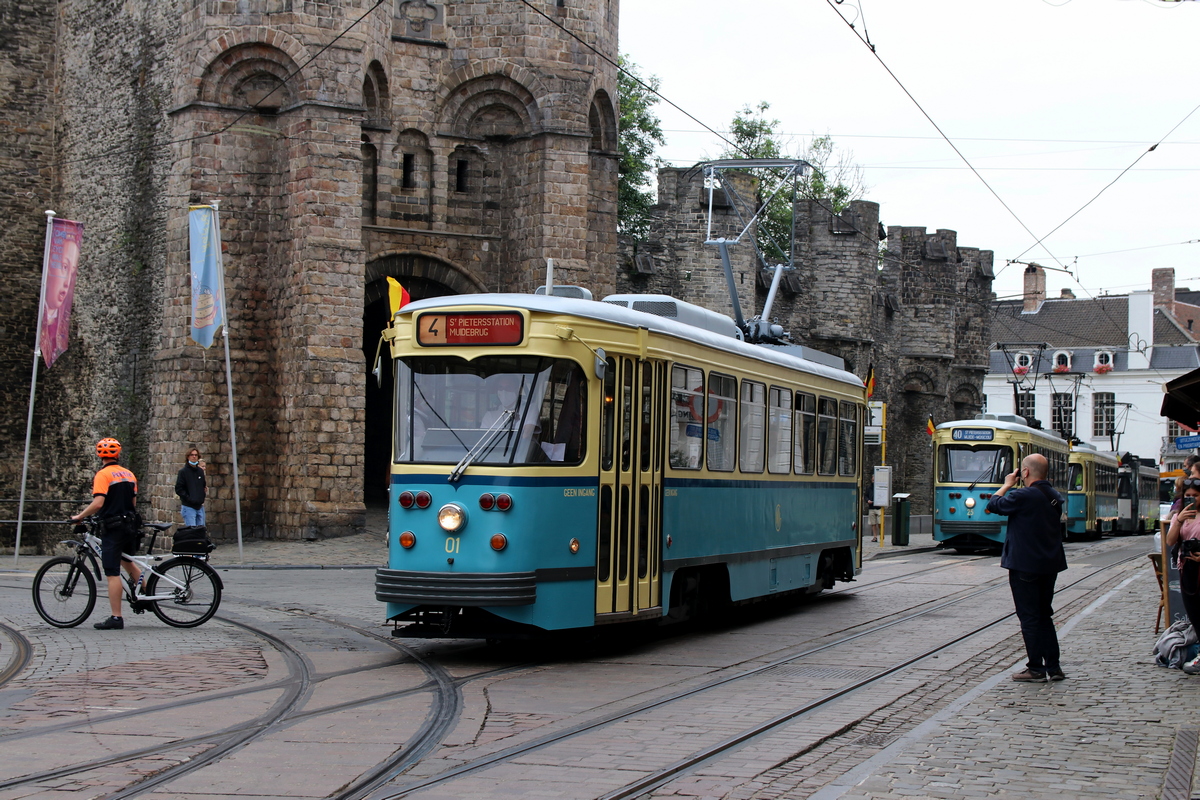 根特, BN PCC Gent # 01; 根特 — 50 years of P.C.C. trams in Ghent (10/07/2021)