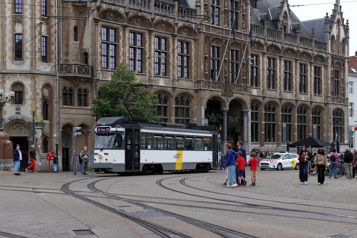 Gand, BN PCC Gent (modernised) N°. 6215; Gand — 50 years of P.C.C. trams in Ghent (10/07/2021)