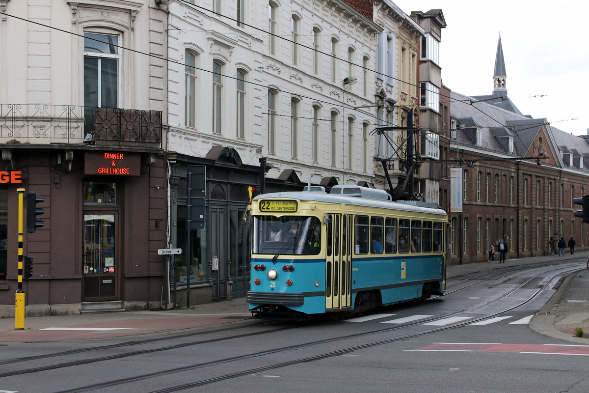 Береговой трамвай, BN PCC Gent № 26; Гент — 50 years of P.C.C. trams in Ghent (10/07/2021)