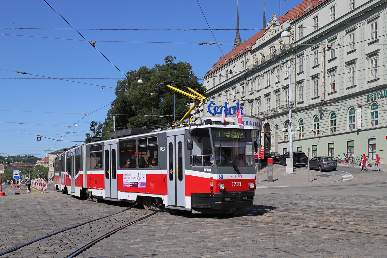 Брно, Tatra KT8D5N № 1733