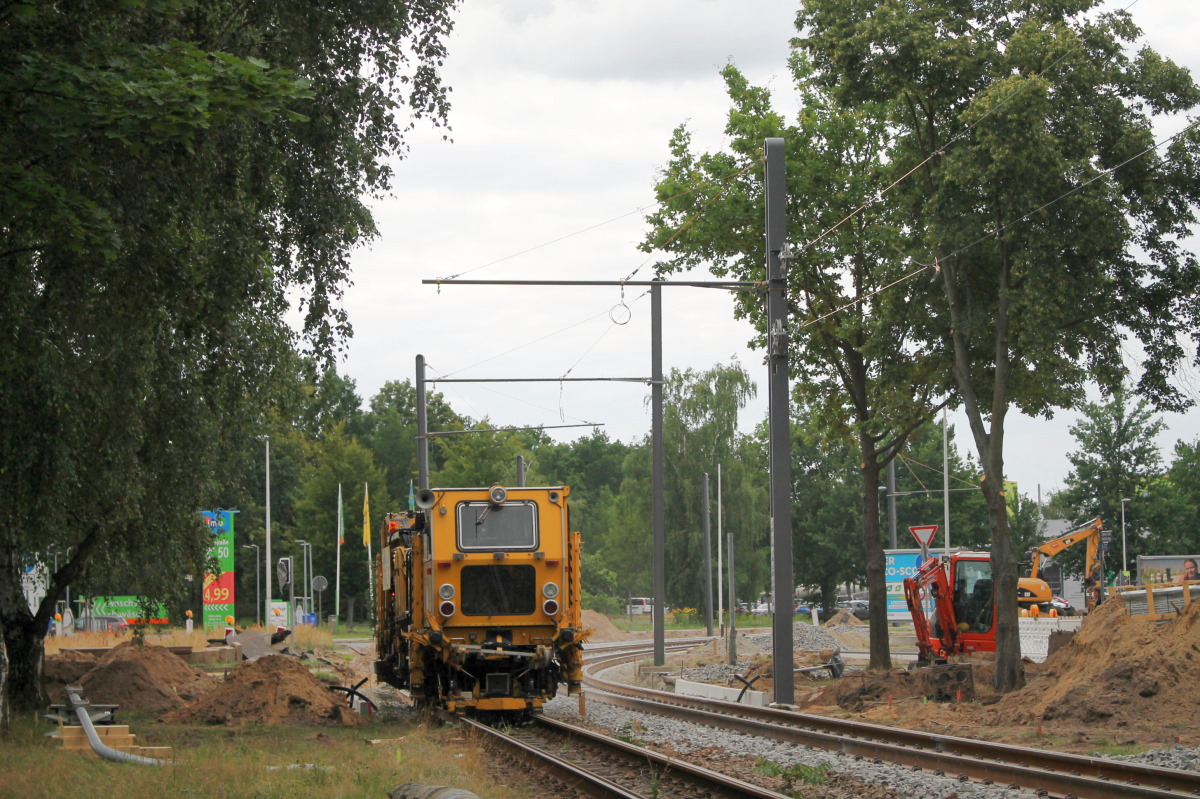 Cottbus — Reconstruction of the tramway line at Thiemstraße / Hagenwerderstraße