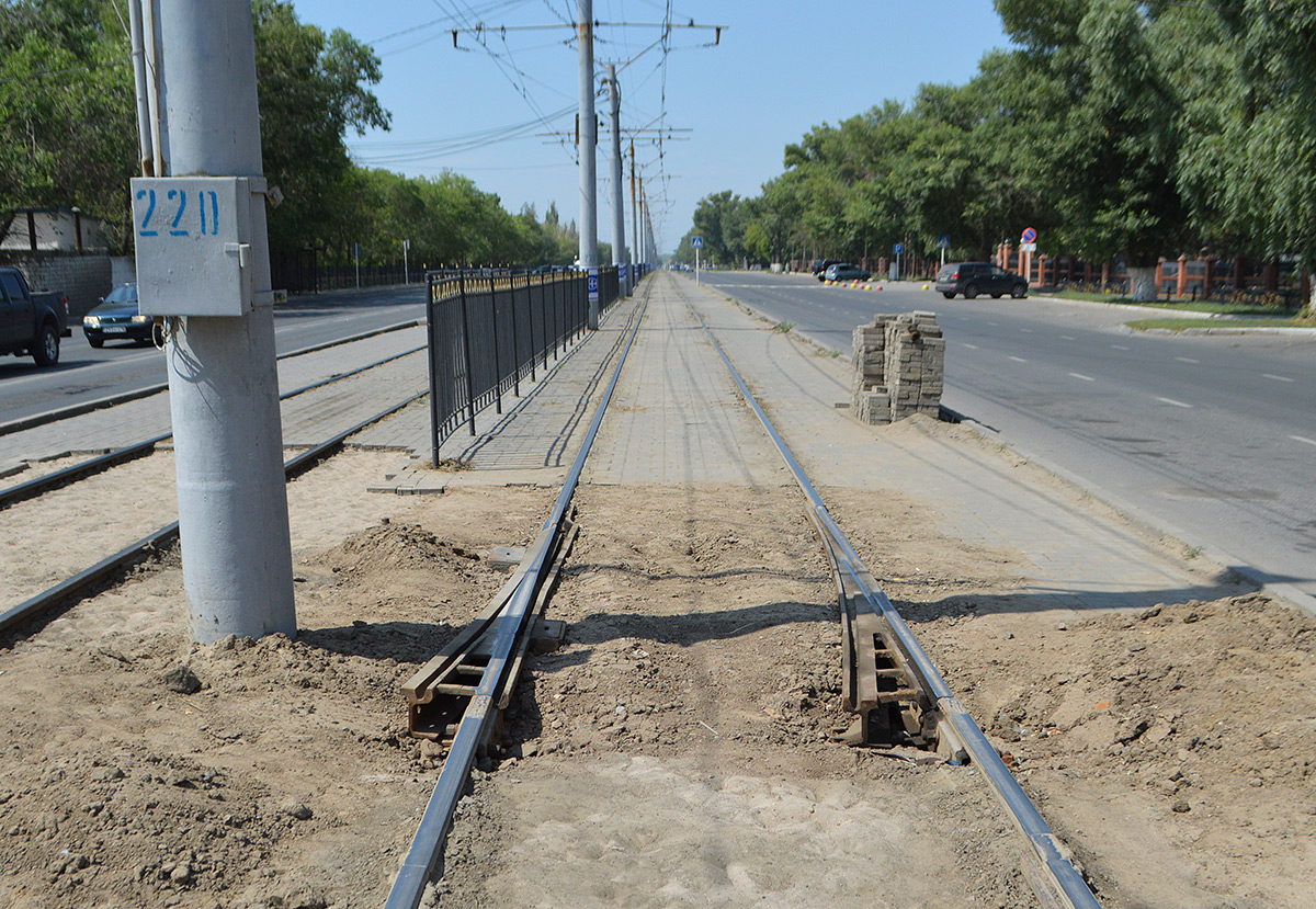 Pawlodar — Repairs and construction of tram tracks