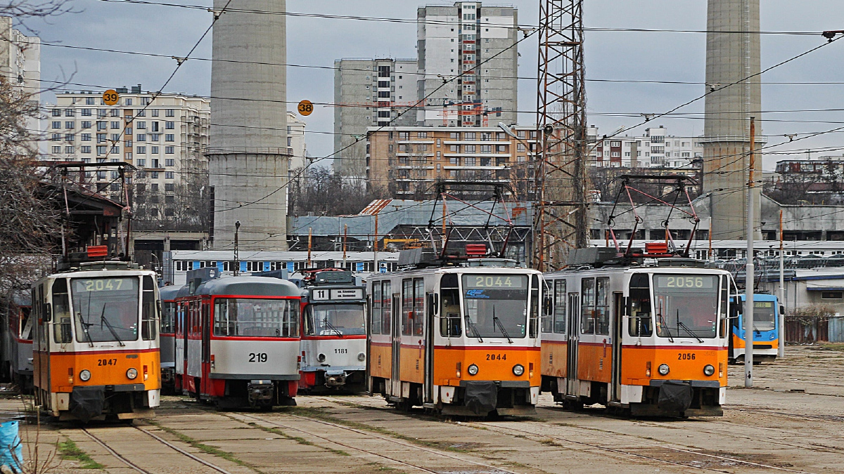 Sofia — Tram depots: [2] Krasna poliana