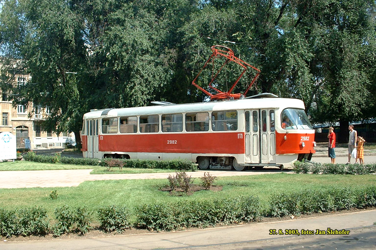 Одесса, Tatra T3SU (двухдверная) № 2982