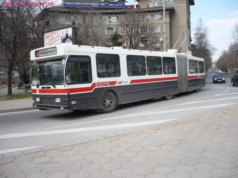Пловдив, Saurer/Hess/BBC-SAAS GT 560/620-25 № 103