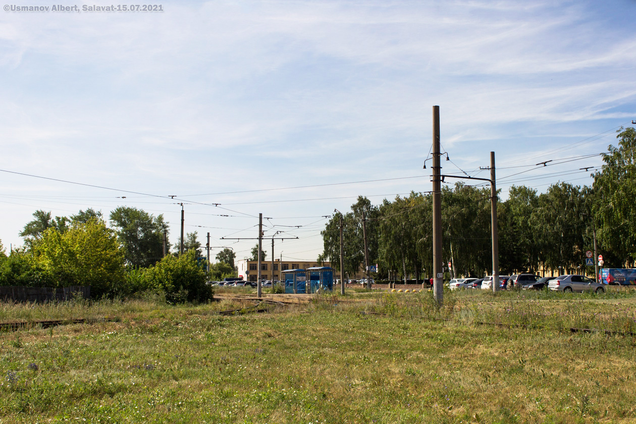 Salavat — End station and turning the ring