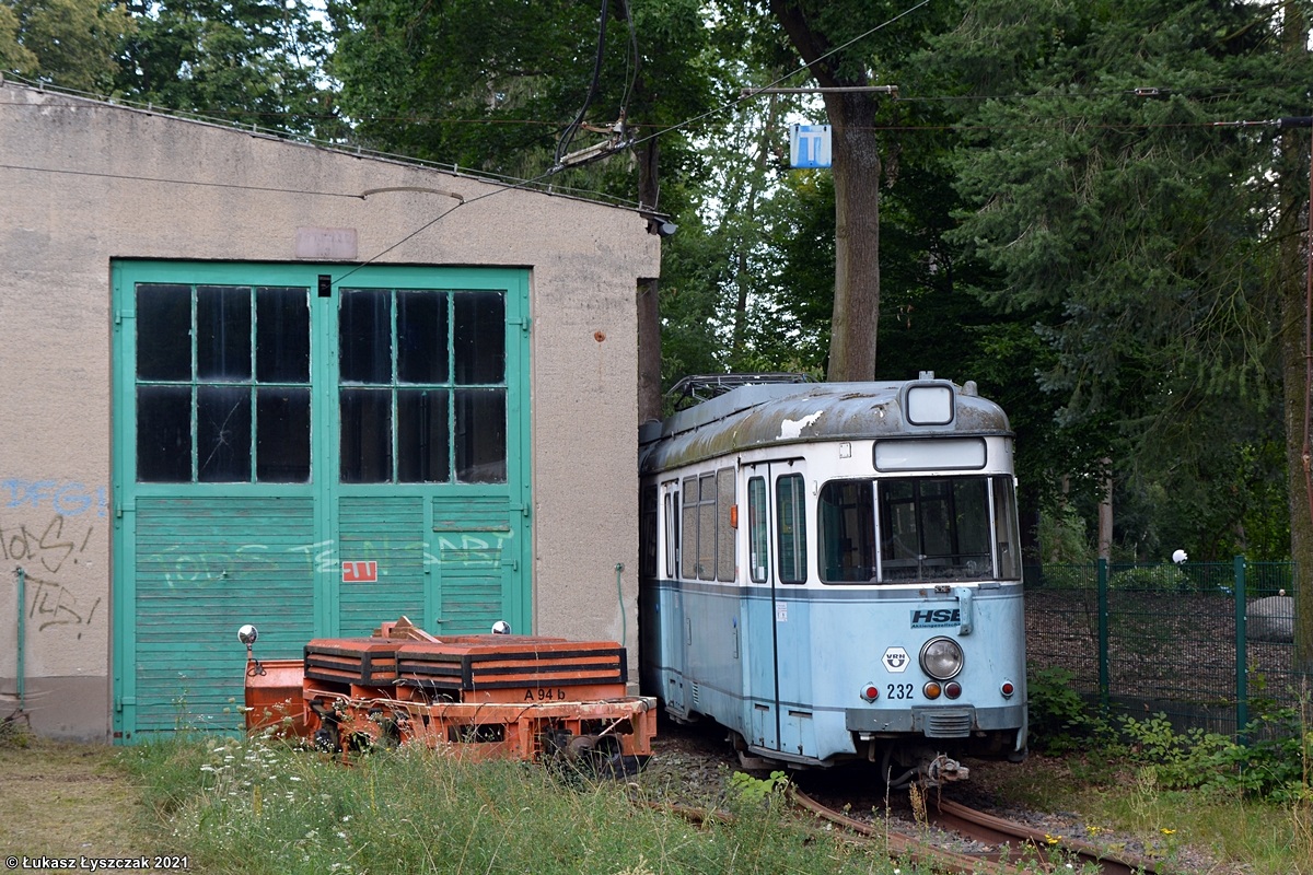 Schöneiche – Rüdersdorf, Snow removal car Nr. A94b; Schöneiche – Rüdersdorf, Duewag GT6 Nr. (232)