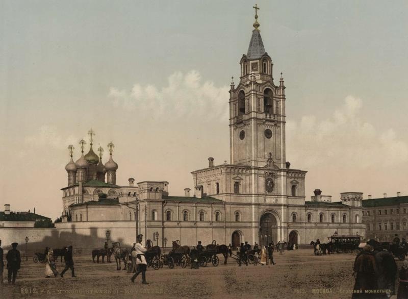 Москва — Исторические фотографии — Конка (1872-1912)