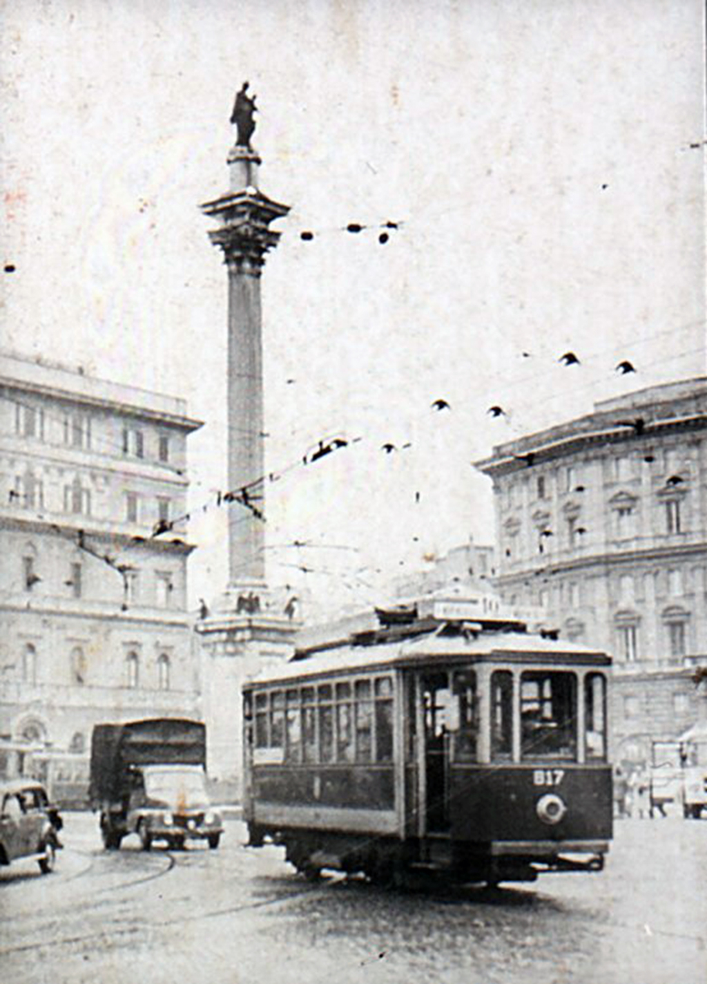 რომი, ATAC series "motrice 8 finestrini" № 817; რომი — Old photos