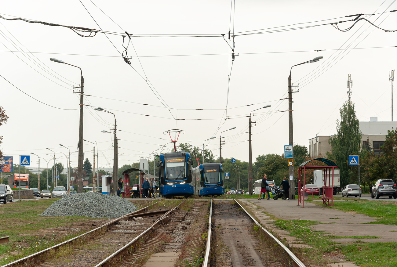 Kijevas — Tramway lines: Rapid line