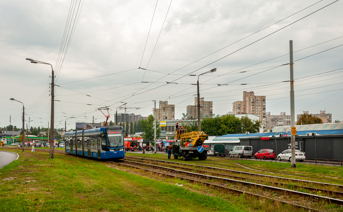 Kyiv — Reconstruction of rapid tramway line: non-rapid section; Kyiv — Tramway lines: Rapid line