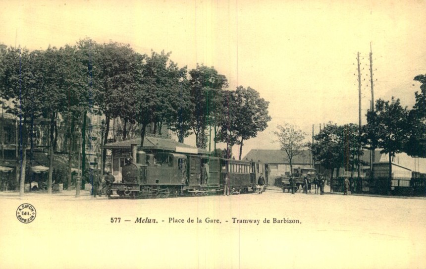Мелён — Tramway de Verneuil-l'Étang à Melun; Мелён — Старые фотографии