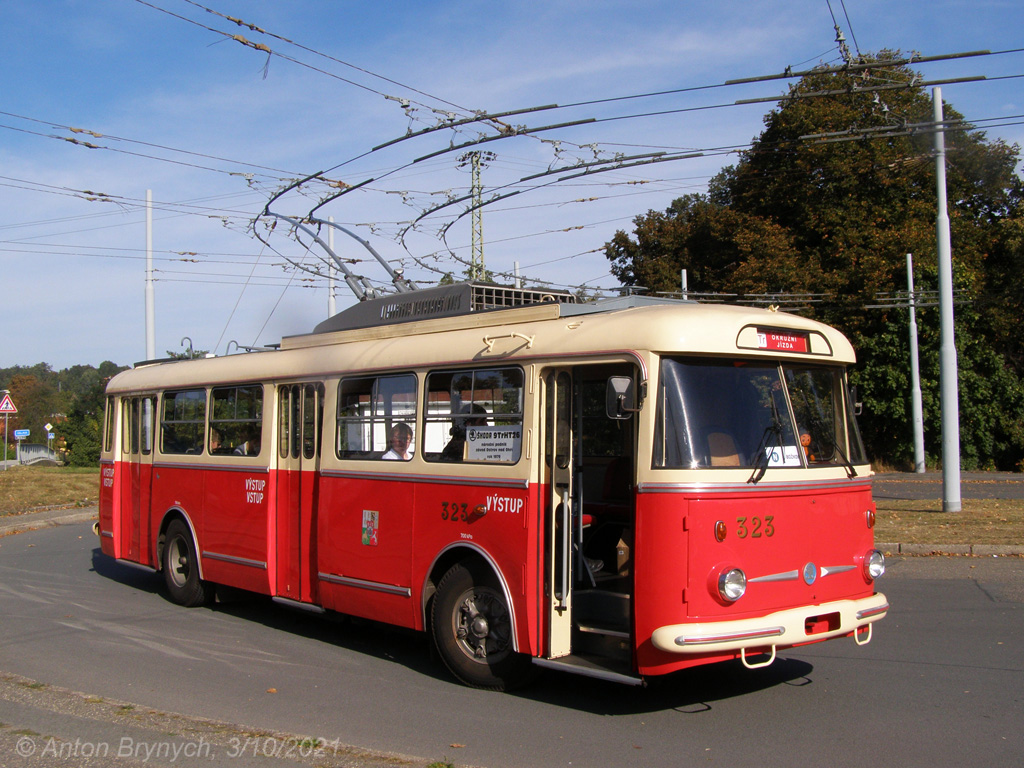 Пльзень, Škoda 9TrHT26 № 323; Пльзень — Trolejbusové oslavy 80 let provozu a 85 let výroby / Празднование 80 лет эксплуатации троллейбусов и 85 лет производства