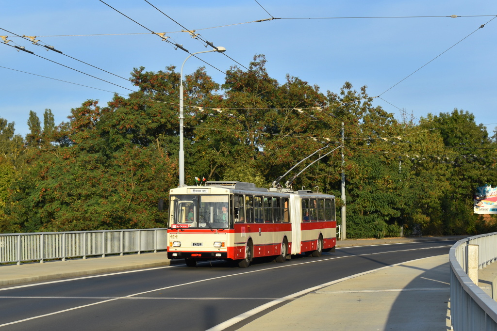 Пльзень, Škoda 15Tr02/6 № 414; Пльзень — Trolejbusové oslavy 80 let provozu a 85 let výroby / Празднование 80 лет эксплуатации троллейбусов и 85 лет производства