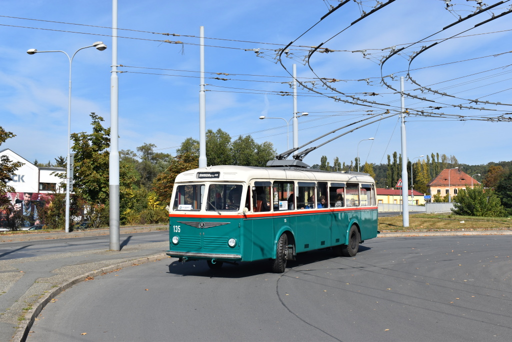 Brno, Škoda 6Tr2 № 135; Plzeň — Trolejbusové oslavy 80 let provozu a 85 let výroby / Trolleybus celebrations of 80 years of operation and 85 years of production