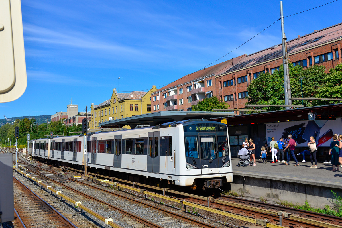 奥斯陆, Siemens MX3000 # 3174; 奥斯陆 — Metro
