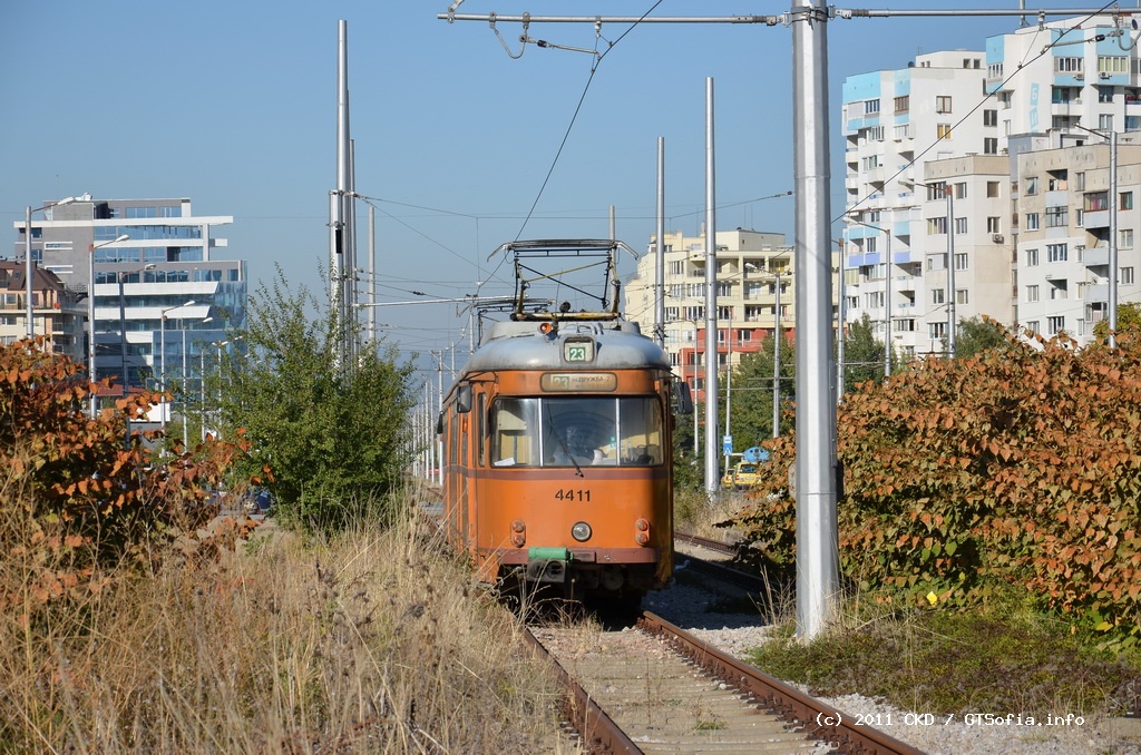 Sofia — Terminus stations and turning wheels — Tram; Sofia — Тramway rail tracks and infrastructure
