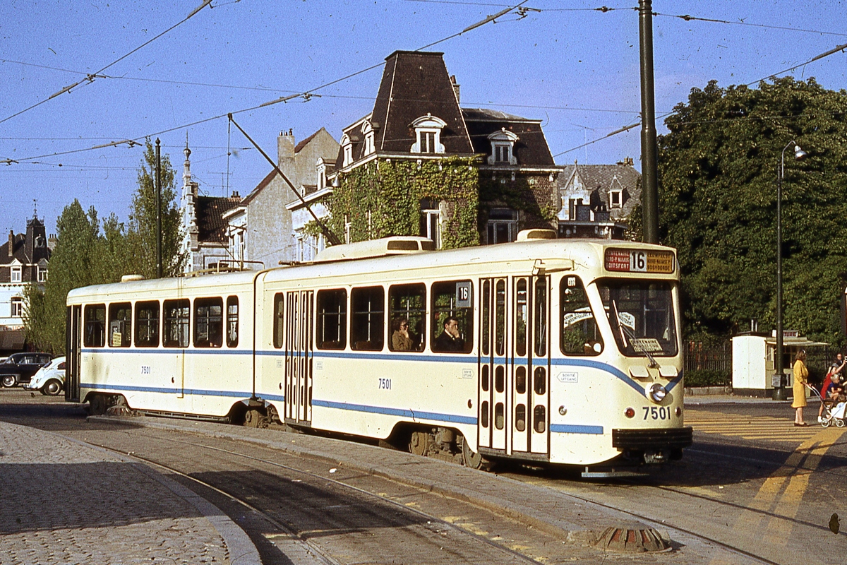 Брюссель, BN PCC серия 7500 № 7501; Брюссель — Старые фотографии MIVB / STIB