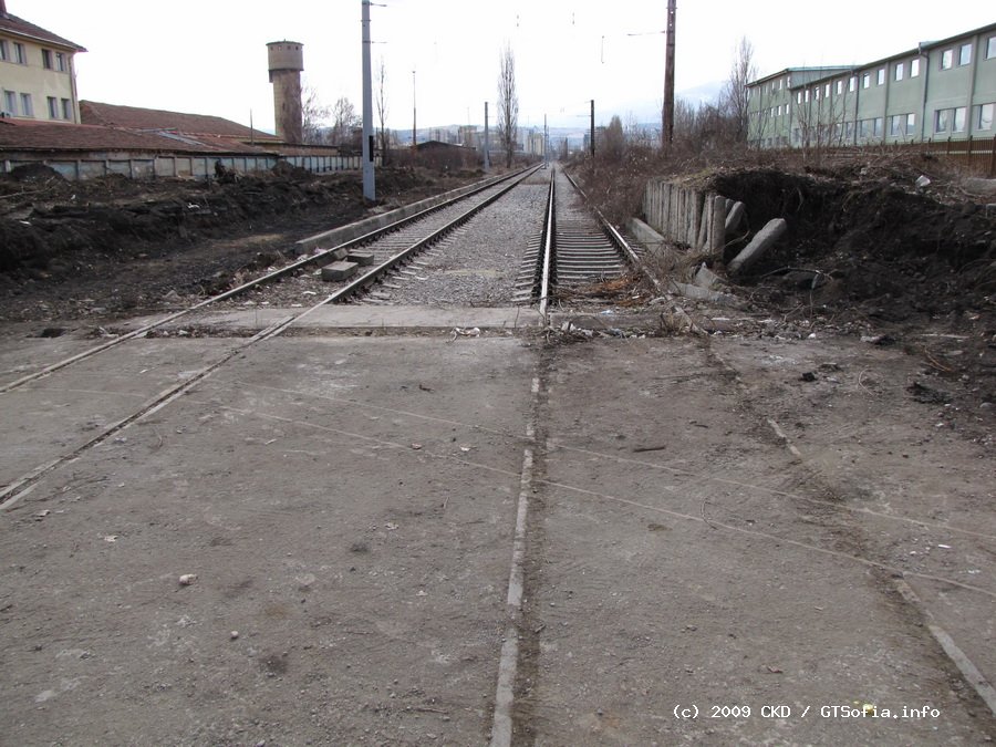 София — Въвеждане в експлоатация на недостроено трамвайно трасе от бул. Искърско шосе до ул. Обиколна — 2009-2010