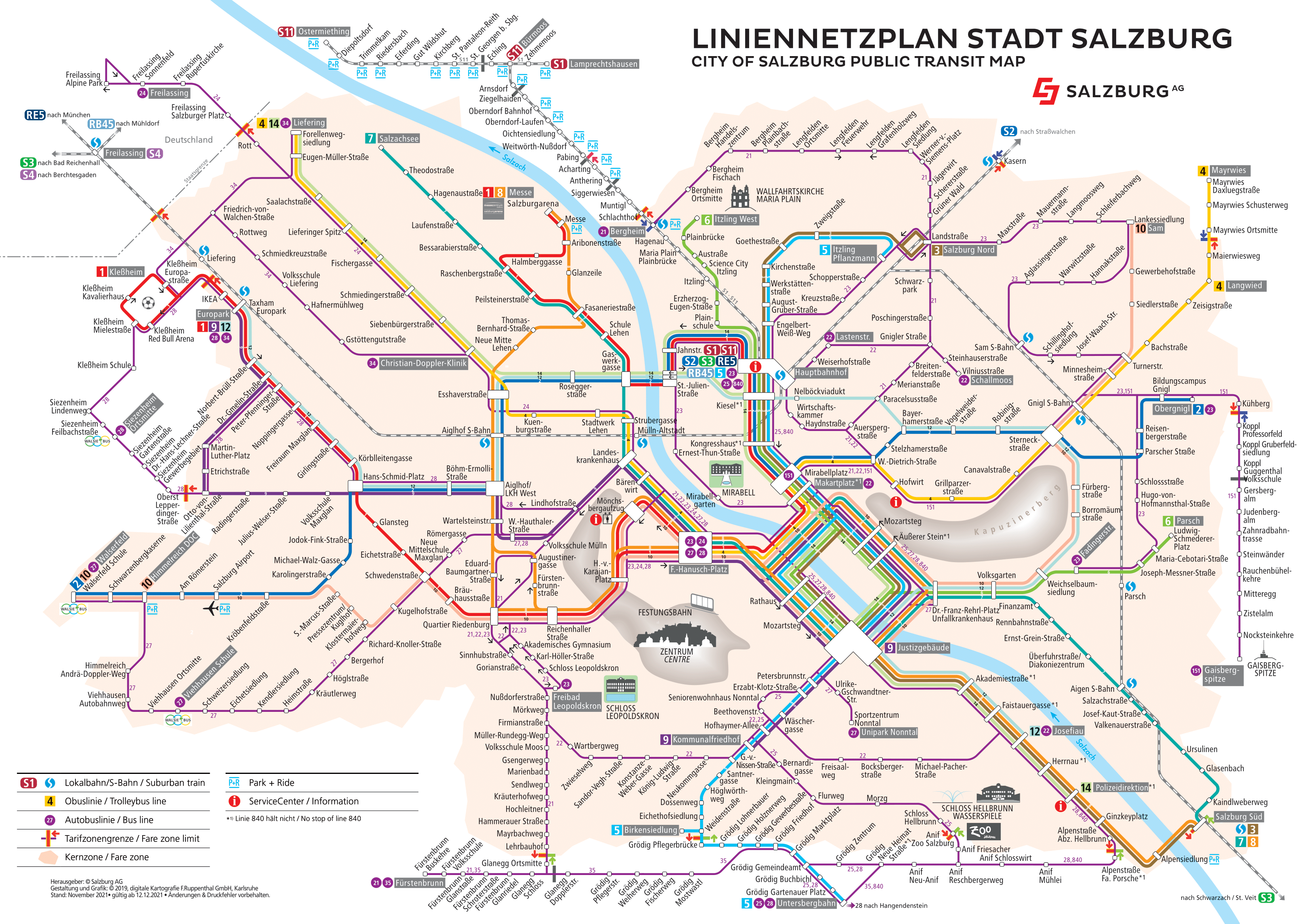 Salzburg — Maps