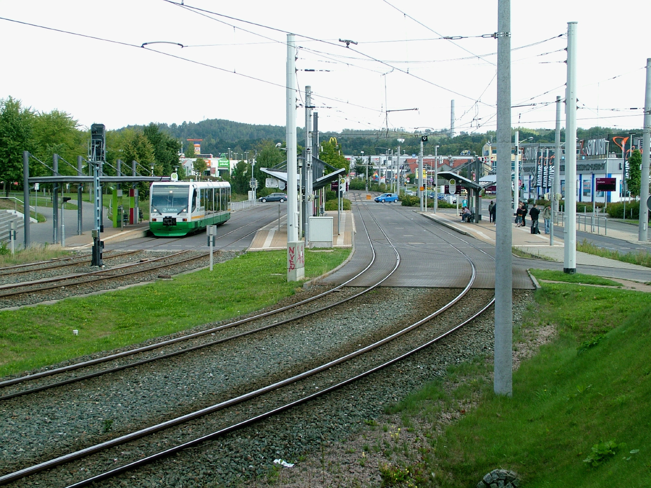 Цвиккау — Трамвайно-железнодорожная система «Цвиккауэр Модель»; Цвиккау — Трамвайный линии и инфраструктура