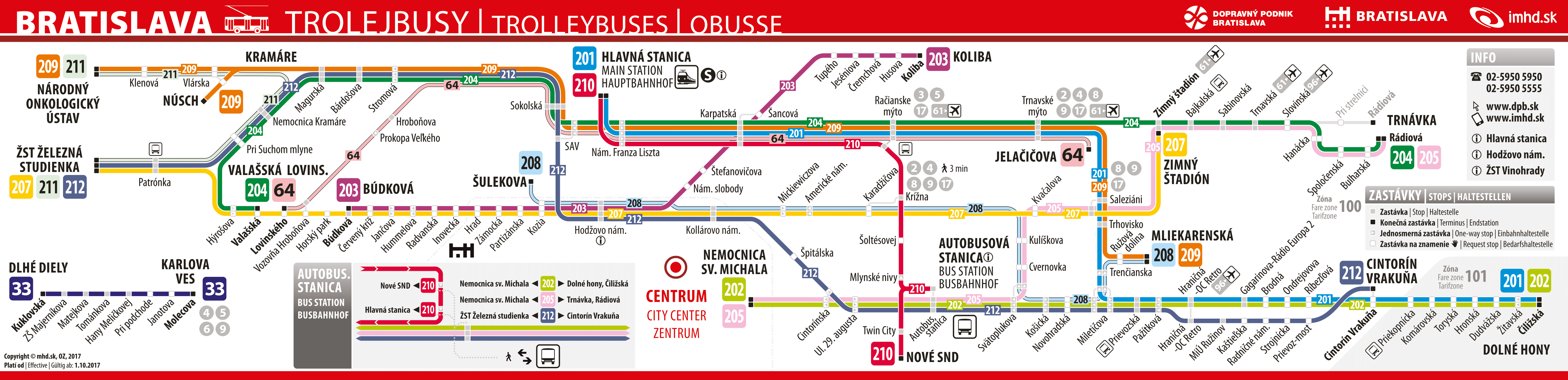 Bratysława — Maps