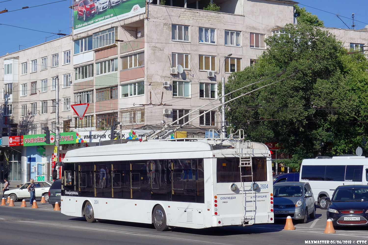 Crimean trolleybus, Trolza-5265.05 “Megapolis” № 2604