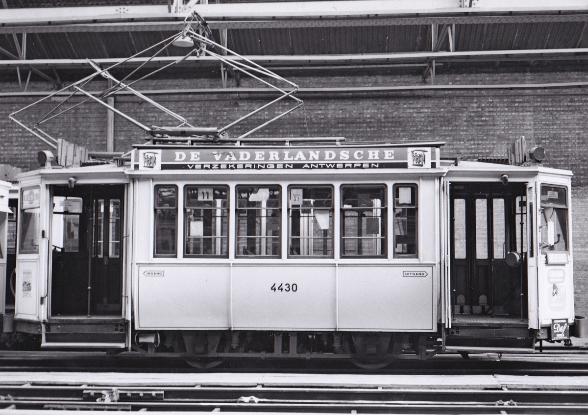 Antwerpen, CGTA 2-axle motor car Nr. 4430; Antwerpen — Old photos (city trams Antwerpen)