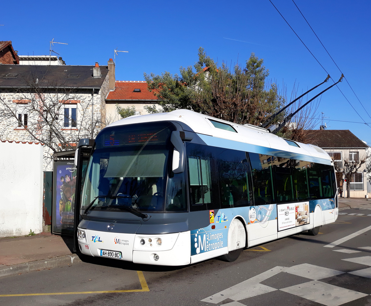 Лимож, Irisbus Cristalis ETB 12 № 119