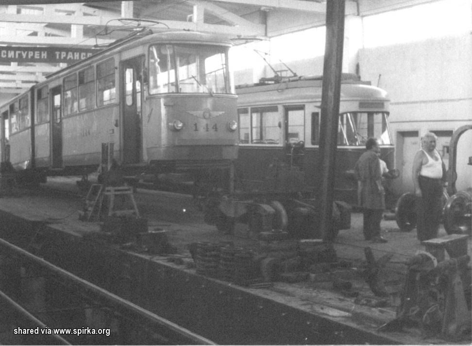 Sofia, T8M-730 (Sofia 70) Nr. 144; Sofia — Tram depots: [2] Krasna poliana