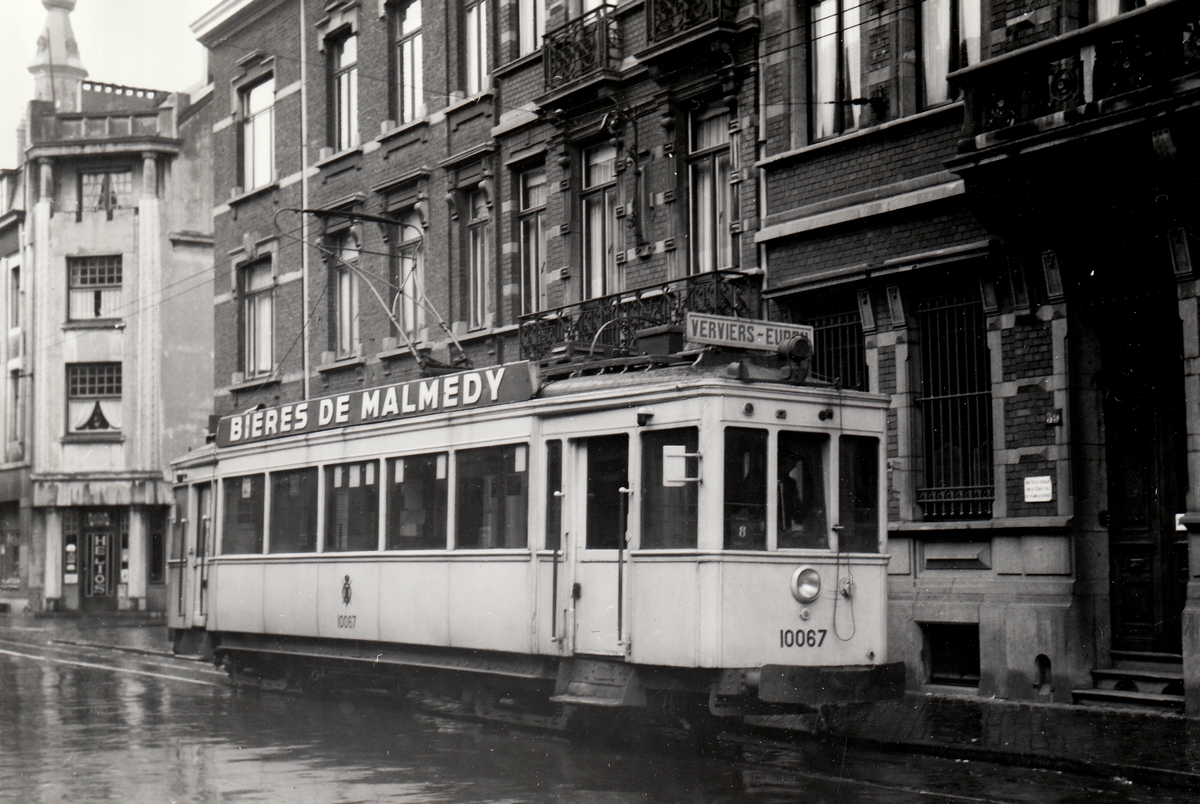 Liège, SNCV Standard wooden motor car № 10067; Liège — Old Photos (SNCV Eupen)