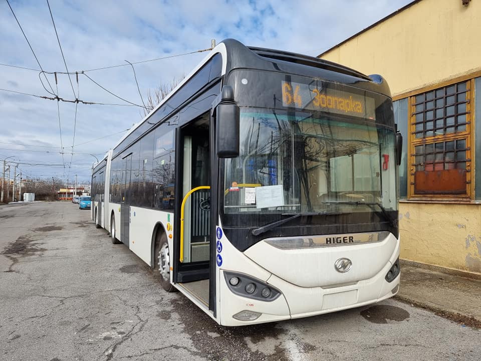 София, Higer KLQ6186GEV № 1704; София — Електробуси на тестове в София 2014 — 2023