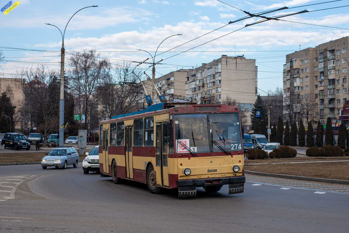 Черновцы, Škoda 14Tr02/6 № 274