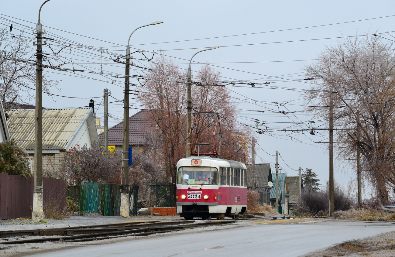 Volgograda, Tatra T3SU № 5824