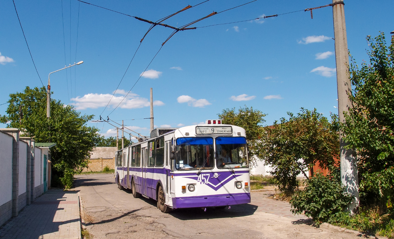 Kherson, ZiU-683V01 № 457; Kherson — Excursion by trolleybus #457 (28.06.2014)