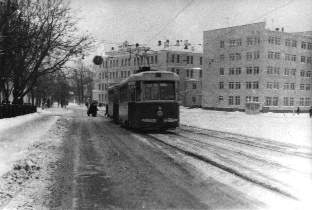 Tver — Old photos (1917–1991); Tver — Streetcar lines: Central district