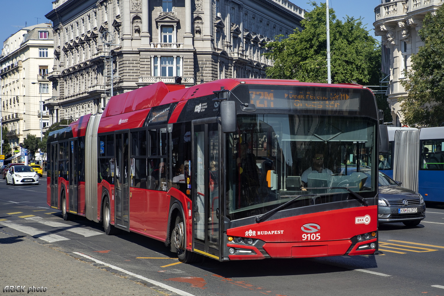 Budapest, Solaris Trollino IV 18 Škoda # 9105